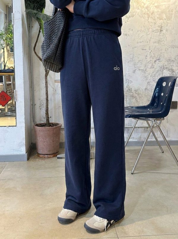 High Waist Straight Leg Joggers 822A