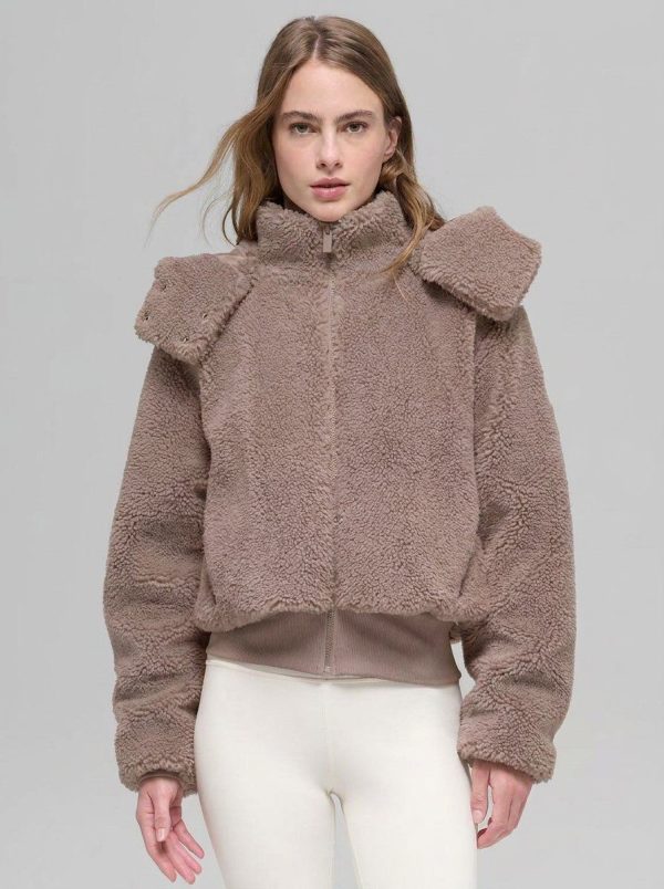 Women's Cozy Fleece Coat | Cropped Fit 928a